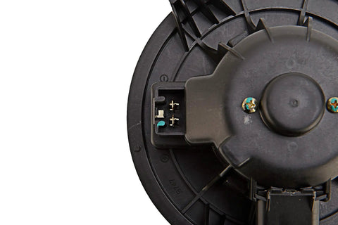 Back view of AC Heater Blower Motor With Fan For Ford Lincoln Vehicles, Fits Expedition 2009 2017, F 150 2009 2014, Navigator 2009 2017