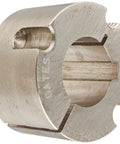 Heavy Duty Taper Lock Bushing Built Tough With Rust Resistant Stainless Steel For Rock Solid Grip And Smooth Power Transfer Across Industrial Motors And Conveyor Belts With 0.8 Inch Length And 1.1 Inch Bore - Close-up view of bushing.