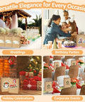 Kraft Paper Gift Bags With Handles 8x4.25x10.5 Inches Bulk Pack Of 100 Brown Recycled Bags for weddings, parties, holidays, and events