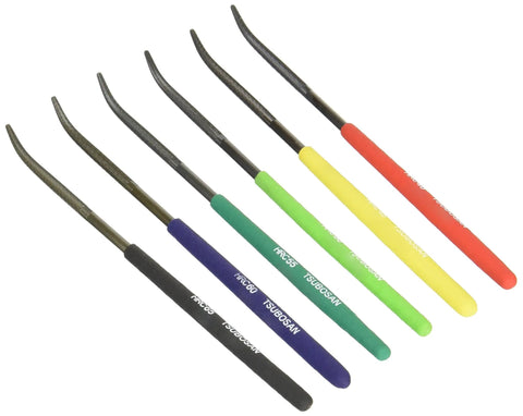 Hardness Testing File Set HRC40 To HRC65 Six Piece Steel Checker Files For Metalworking And DIY Scratch Test Tools For Verifying Steel Hardness Precise Durable Metallurgy Hand Tools