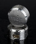 Stainless Steel Puck Lock Beefy Heavy Duty High Security Padlock With Hidden Shackle Two Seven Eighths Inch Wide Weatherproof