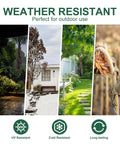Green Zip Ties Assorted Sizes 4 6 8 12 Inches 400 Pack UV Resistant for weatherproof outdoor use in various climates