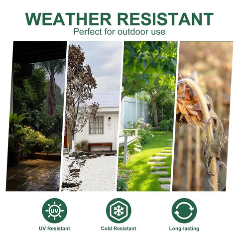 Green Zip Ties Assorted Sizes 4 6 8 12 Inches 400 Pack UV Resistant for weatherproof outdoor use in various climates