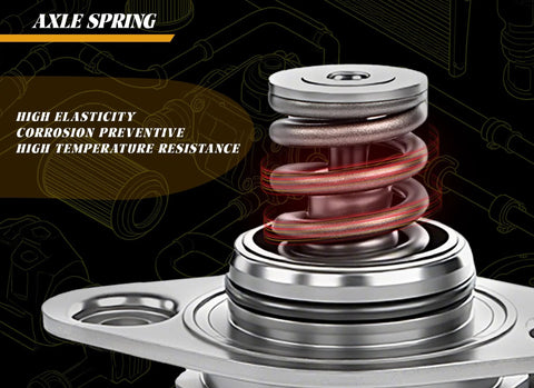 High pressure electric fuel pump spring, showcasing elasticity and corrosion resistance, part of GM 3.6L V6 replacement set.