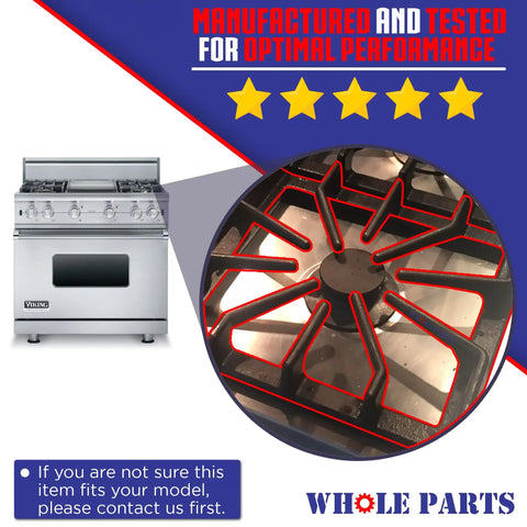 Upgraded Replacement Burner Grate For Black Cooktop Fits Viking Ranges This Non OEM Part Replaces AP5315261 And 952543