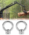 Heavy Duty 316 Stainless Steel Lifting Eye Nuts In One Quarter Inch Unc Thread Rock Solid Marine Grade Corrosion Resistant Hardware For Industrial Rigging And Construction Jobs Pack Of Twenty with crane lifting logs.