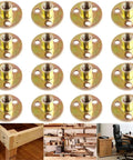 Round Base Tee Nuts 100 Pack For Woodworking M6 M8 M10 Galvanized Fasteners for furniture and iron plate use
