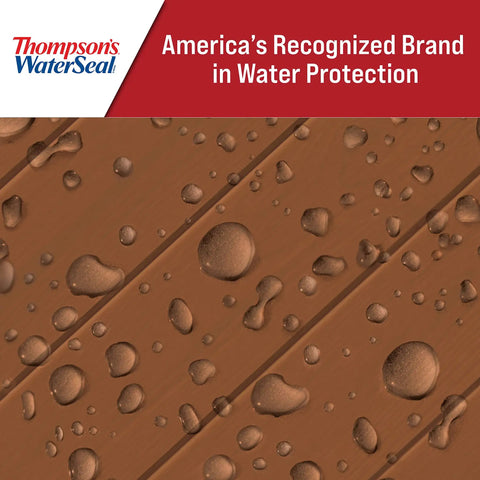 Solid Color Waterproofing Wood Stain And Sealer For Outdoor Decks Sedona Red 1 Gallon With Waterproof Finish And UV Protection
