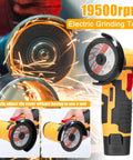 Cordless Mini Angle Grinder Go To Tool 19500 RPM For Quick Cuts And Smooth Polishing On Ceramic Tile Wood Stone And Steel