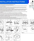 Installation instructions for Recessed Can Light To Pendant Conversion Kit 6 Pack White Finish Easy Install No Fuss Transform