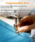 Sewing machine stitching Mixed Turquoise 14x30 Ft Sun Shade Sail Rectangle Canopy for Garden Pool Deck and Backyard