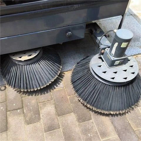 Ride-On Floor Sweeper Side Brush Replacement Part In Four Sizes D180 X400mm, D210 X450mm, D260 X500mm, And D130 X350mm. Heavy Duty Bristle Sweepers For Industrial Cleaning Equipment Keeps Your Sweeper Running Smooth.