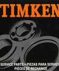 Timken service parts box, showcasing spindle bearing for lawn equipment and mowers vehicle specific fit replacement part.