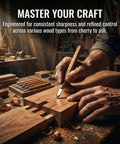 Six Pack Heavy Duty Woodworking Marking Knives With High Carbon Steel Blades And Dual Bevel Heads For Hella Sharp Cuts Satisfaction Hardworking Craftsmen Absolutely Love This Gear in action on woodworking project.