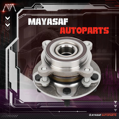 Front Wheel Hub Bearing Assembly Compatible With Toyota Land Cruiser Sequoia Tundra And Lexus LX570 2008 To 2015 4WD Only Direct Fit OE Replacement With Durable Precision Engineering And Reliable Seals product image