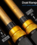 Close-up of Two Torque Wrench Handles Three Eighth Inch Drive Torque Wrench Set With Magnetic 12 Point Spark Plug Sockets