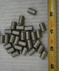 Stainless Steel Dowel Pins Five Sixteenth By One And A Half Inches Pack Of Ten For Built To Last Fastening And Perfect Alignment In Mechanical Home And Outdoor Projects With Solid Corrosion Resistance, shown beside a ruler