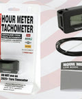 Digital Hour Meter And Tachometer For Lawn Equipment Waterproof Inductive Maintenance Gauge N310 OEM Replacement For Toro MTD Cub Cadet Bad Boy Troy Built Briggs And Stratton Pro Grade For Mowers And ZTRs panel kit with coil and log book