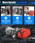 Beefed Up High Performance 49cc 50cc 2 Stroke Dirt Bike Engine Kit with 7000 RPM single cylinder pull rope start motor details
