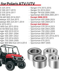 Heavy Duty Front And Rear Wheel Bearings For Polaris Sportsman Ranger Ace 400 500 570 600 700 800 40X74X40Mm With Stainless Steel Seals That Roll Sweet on ATV/UTV with list of models.