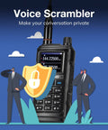 UV-17R Plus Ham Radio Multi Band Walkie Talkie 7W Long Range VHF UHF Radio With Airband NOAA Weather Receiver showcasing voice scrambler feature