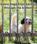 16 Pack 12 Inch J Hook Ground Stakes Heavy Duty Steel Anchors securing fence, preventing dog escape