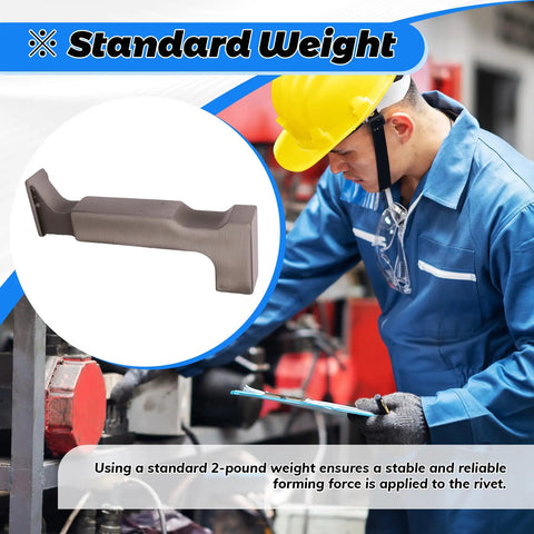 Rock Solid 6 1/4 Inch Rivet Bucking Bar Tool Built Like A Tank With Heat Treated Cast Iron And Zero Flex Design For Smooth Top Shelf Aircraft Fastening And Heavy Duty Workshop Builds