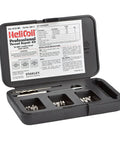 Pro Grade MRO Thread Repair Kit For 8 32 UNC Front And Rear Quick Fix with tap, tool, and inserts in case, open view
