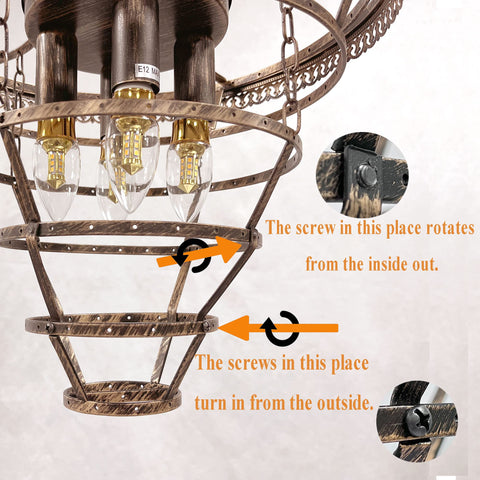 Showstopping Bronze Crystal Chandelier For Dining Rooms And Living Areas Classic Modern Ceiling Light with E12 bases and screws close-up