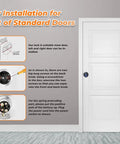 Easy install guide for 4 In 1 Smart Door Lock With Fingerprint And Keypad, No Key Fob Needed, Keyless Touchscreen With Bluetooth App Control