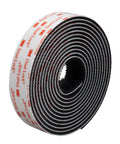 Heavy Duty Dual Lock Reclosable Fasteners 1 Inch By 10 Feet Black Mated Strip Indoor Outdoor Use For Metal Glass Plastic And More