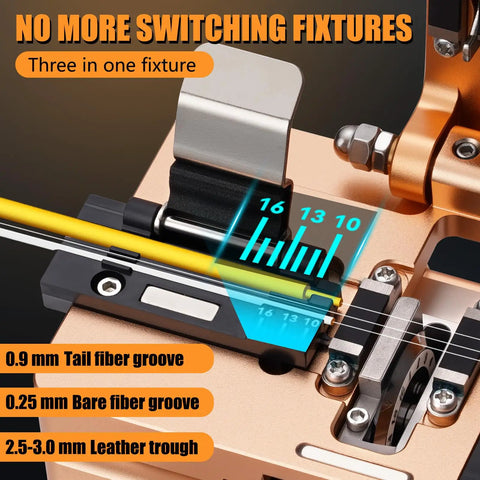 Workhorse S09 High Precision Optical Fiber Cleaver with 3-in-1 fixture