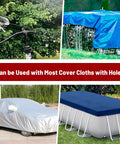 150 Feet Pool Cover Cable And Winch Kit With Plastic Coated Steel Wire For Above Ground Pools Heavy Duty Workhorse