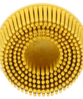 Top view of Roloc Bristle Disc With Ceramic Abrasive Grain For Deburring And Finishing Tapered Medium Two Inch Size Workhorse