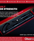 Beefy Heavy Duty 10 Inch And 20 Inch Indexing Pry Bar Set For Mechanics displayed in packaging