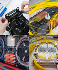 Heavy Duty Clear Fiber Splice Sleeves 600 Pack Heat Shrink Tubing For Optical Cable Protection 3.2mm Diameter used in fiber splice tray.