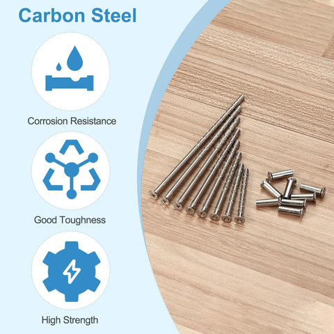 M4x45 Door Handle Screws 20 Pack Heavy Duty Phillips Drive Flat Countersunk Head Bolts For Cabinet Doors And Door Levers Durable Carbon Steel Rust Resistant No Sweat Install on wood surface