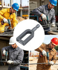 Heavy Duty Wire Twisting Tool With Standard Hex Shank, carbon steel bit used on drills for fence repair and binding.
