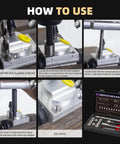 Steps for using Thread Repair Kit M10X1.0X12.7MM with Stainless Steel Inserts and HSS Drill Tap Counterbore and Installation Driver