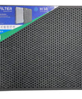MERV 15 Pleated 20x20x1 Air Filter Pack of 2 With Activated Carbon for AC and Furnace, Low Air Resistance