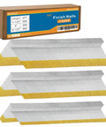 Pro Grade Galvanized Finish Nails Bulk Pack With Rust Resistant Coating For Heavy Duty Woodworking 34 Degree Angled Design, 3 sizes