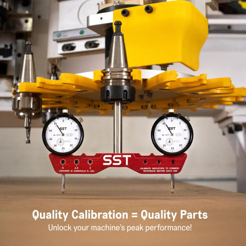 Custom Fit Mill And Lathe Tramming System For Fast No Fuss Alignment And Square Calibration With 0.0005 Inch Dial Indicators