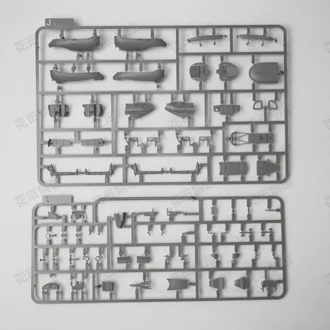 Sprue layout of 1 48 Scale Henschel Hs 129 B3 Model Kit With Ultra Detailed Interior And Clear Parts Bonus Set for aircraft build