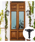 Three Pack T Shape Rustproof Iron Heavy Duty Shed Hinge Set With Silent Hydraulic Buffer for wood doors and gates