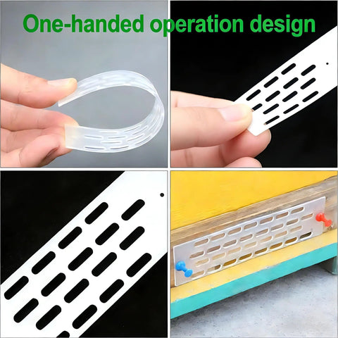 One-handed operation design for Six Piece Queen Bee Catcher Cage Set For Beekeeping With One Handed Use. Close-up of plastic parts.