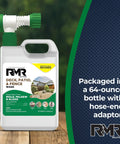 Deck, Patio, And Fence Wash Grime-Busting For Mold, Mildew, And Algae - Commercial-Grade Outdoor Stain Remover, 64 Ounce Bottle With Hose-End Adapter