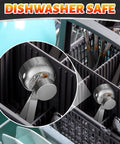 Egg Cracker Tool For Raw Eggs With Clean Cut No Mess Topper Keeps Yolks Intact And Fragments Low Durable Stainless Steel Egg Opener Easy Clean Kitchen Workhorse For Perfect Soft Boiled Or Fresh Eggs, dishwasher safe stainless steel detail