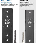 Heavy Duty Hitch Wall Mount For Garage Storage Designed To Fit One Point Two Five Or Two Inch Receivers While Locking Down Your Bikes Cargo Cases And Ski Gear Zero Fuss Install comparison of two wall mount brackets