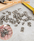 Heavy Duty M6 T Nut Screw Kit For 3030 3060 Aluminum Extrusion 100 Pieces with nickel-plated T-nuts shown on table