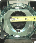 Top view of 72oz XL Blender Pitcher Replacement with Updated Pour Spout For Mega And Supra Series showing measurement